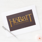 Hobbit-Logo - Gold Rechteckiger Aufkleber (Umschlag)