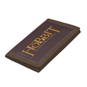 Hobbit-Logo - Gold Trifold Geldbörse