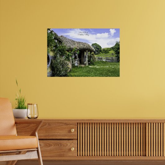 Hobbiton Dorf, Neuseeland, Poster (Wohnzimmer 2)