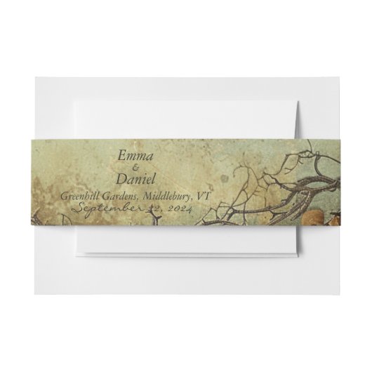 Hobbiton Haven Einladung Bauchband Einladungsbanderole (Vorderseite Beispiel)