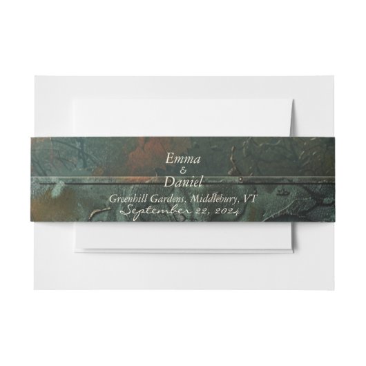 Hobbiton Haven Einladung Bauchband Einladungsbanderole (Vorderseite Beispiel)