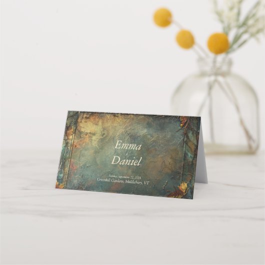 Hobbiton Haven Wedding Platzkarte (Rückseite)