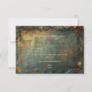 Hobbiton Haven Wedding RSVP Card Dankeskarte