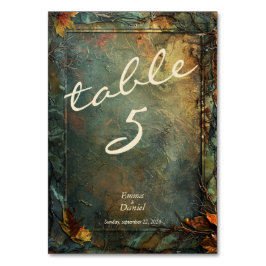 Hobbiton Haven Wedding Tischnummer