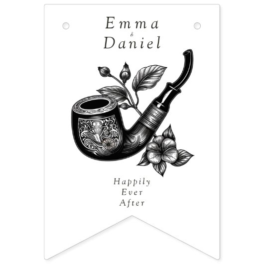 Hobbiton Haven Wedding Wimpelkette (Zweite Fahne)