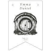 Hobbiton Haven Wedding Wimpelkette (Erste Fahne)