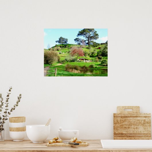 Hobbiton Poster (Küche)