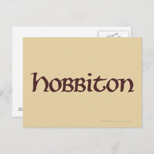 HOBBITON™ Solid Postkarte (Vorne/Hinten)