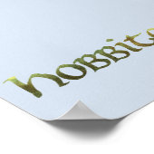 HOBBITON™ texturiert Poster (Ecke)