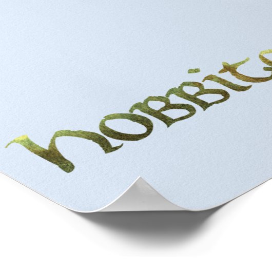 HOBBITON™ texturiert Poster (Ecke)