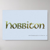 HOBBITON™ texturiert Poster (Vorne)