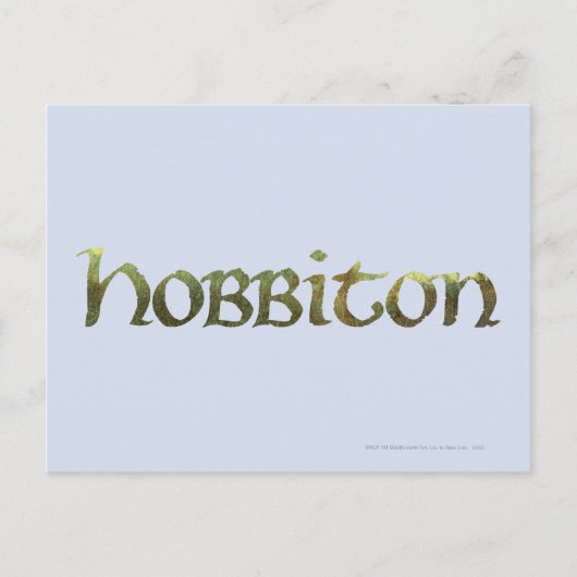 HOBBITON™ texturiert Postkarte (Vorderseite)