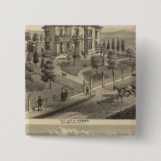 Hobbs-, Bradley-Residenzen Button (Vorderseite)