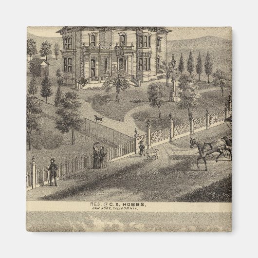 Hobbs, Bradley Residenzen Magnet (Vorne)