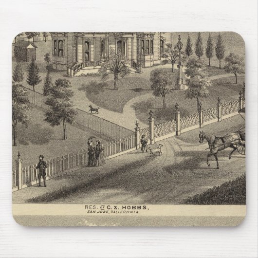 Hobbs-, Bradley-Residenzen Mousepad (Vorne)