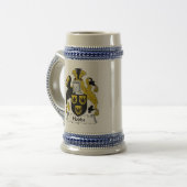 Hobbs Familienwappen Bierglas (Vorderseite Links)