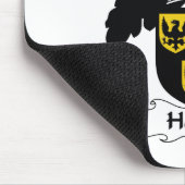 Hobbs Familienwappen Mousepad (Ecke)