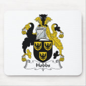 Hobbs Familienwappen Mousepad (Vorne)