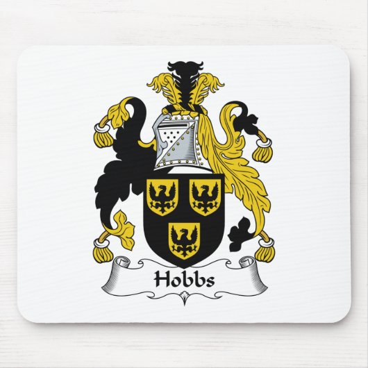 Hobbs Familienwappen Mousepad (Vorne)