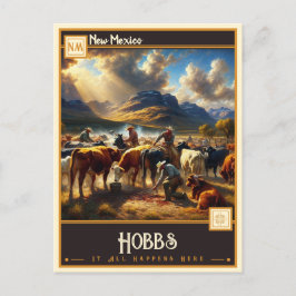 Hobbs, New Mexico | VINTAG Postkarte