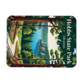Hobbs State Park-Conservation Area Arkansas Magnet (Horizontal)