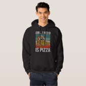 Hobby Chef Wildlife Owls Ironic Pizza Chef Hoodie (Vorne ganz)
