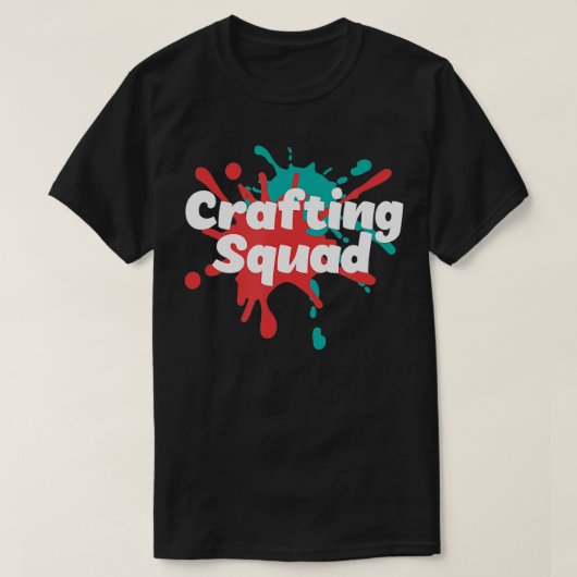 Hobby Crafter Designer Crafting Squad  T-Shirt (Design vorne)