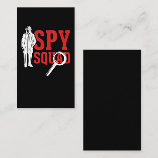 Hobby Detective Friends Crime Funny Investigator Visitenkarte (Vorne/Hinten)