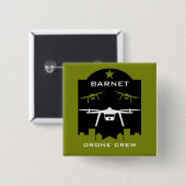 Hobby-Drone-Clubs und -Gruppen Button (Vorne & Hinten)