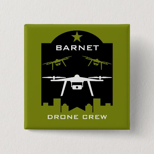 Hobby-Drone-Clubs und -Gruppen Button (Vorderseite)