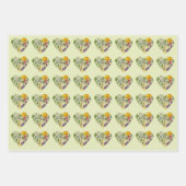 Hobby Garden Gemüsegarten Gemüseanbau Herz Geschenkpapier Set (Vorderseite 3)