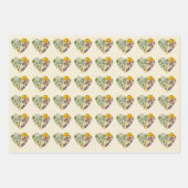 Hobby Garden Gemüsegarten Gemüseanbau Herz Geschenkpapier Set (Vorderseite 2)