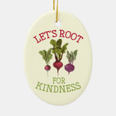 Hobby Garening Root Vegetables Illustration Pub Keramik Ornament (Hinten)