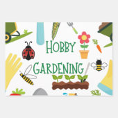 Hobby Gartenarbeit: Garten im Garten Geschenkpapier Set (Vorderseite 3)