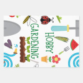 Hobby Gartenarbeit: Garten im Garten Geschenkpapier Set (Vorderseite 2)