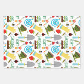 Hobby Gartenarbeit: Garten im Garten Geschenkpapier Set (Vorderseite)