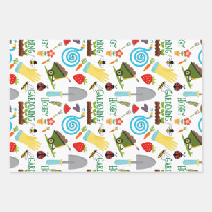 Hobby Gartenarbeit: Garten im Garten Geschenkpapier Set