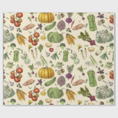 Hobby Gemüsegarten Geschenkpapier (Flach)