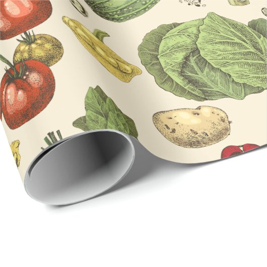 Hobby Gemüsegarten Geschenkpapier (Rolleneckpunkt)
