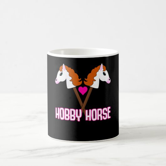 Hobby Horse Heart Hobbypferd Hobby Horse Kaffeetasse (Mittel)