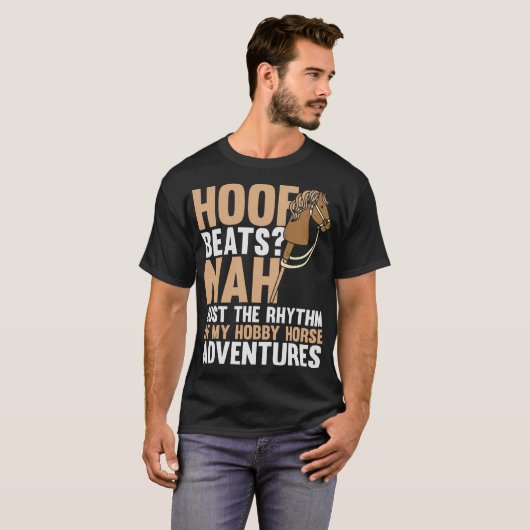 Hobby Horsing Horse Hobbyhorsing Hobbypferd (69) T-Shirt (Vorne ganz)
