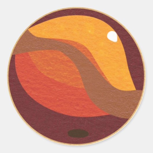 Hobby Marbles Runder Aufkleber (Vorderseite)