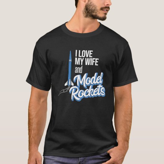 Hobby Model Rocketry für einen Weltraumraketenlüft T-Shirt (Vorderseite)