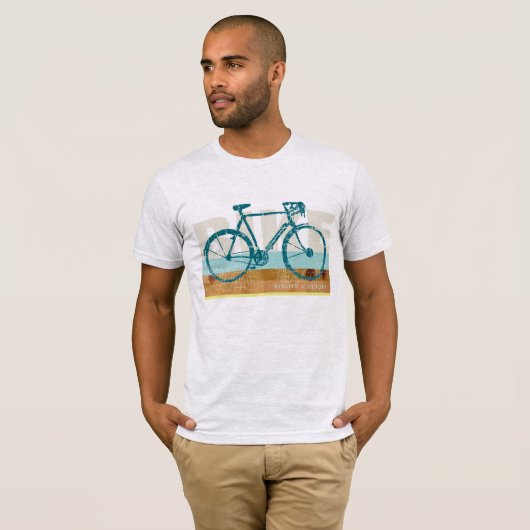 Hobby oder Sport, Fahrrad oder Fahrrad, cool T-Shirt (Vorne ganz)