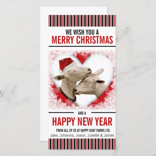 Hobby oder Ziegenfarm Weihnachten (Vorne/Hinten)