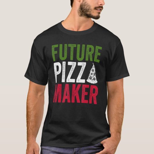 Hobby Pizza Maker und Future Pizza Experte T-Shirt (Vorderseite)