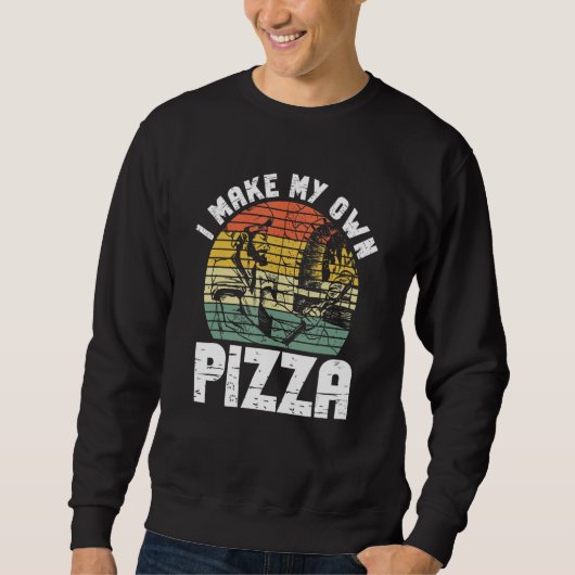 Hobby Pizza Maker Wer Lieben Pizza Making Sweatshirt (Vorderseite)