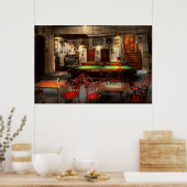 Hobby - Pool - Der Billardklub 1915 Poster (Küche)