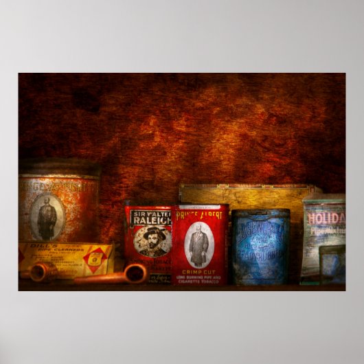 Hobby - Raucher - Rauchrohre Poster (Vorne)