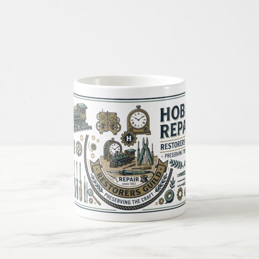 Hobby-Reparaturtechnischer Plan - Restaurator-Sche Kaffeetasse (Mittel)